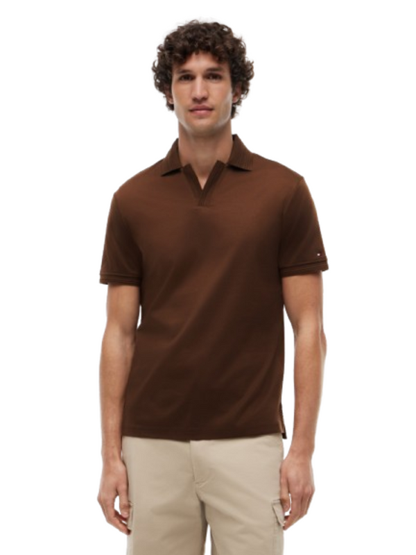 Tommy Hilfiger Polo M/C Uomo Mod. MWOMW42745 DERBY GV0 Moro