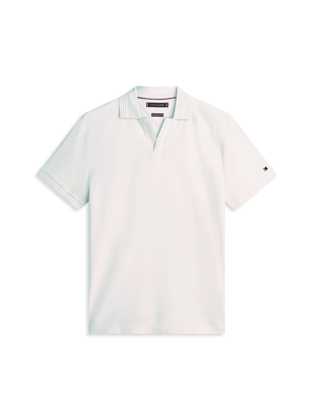Tommy Hilfiger Polo M/C Uomo Mod. MWOMW42745 DERBY ZOO Ivory