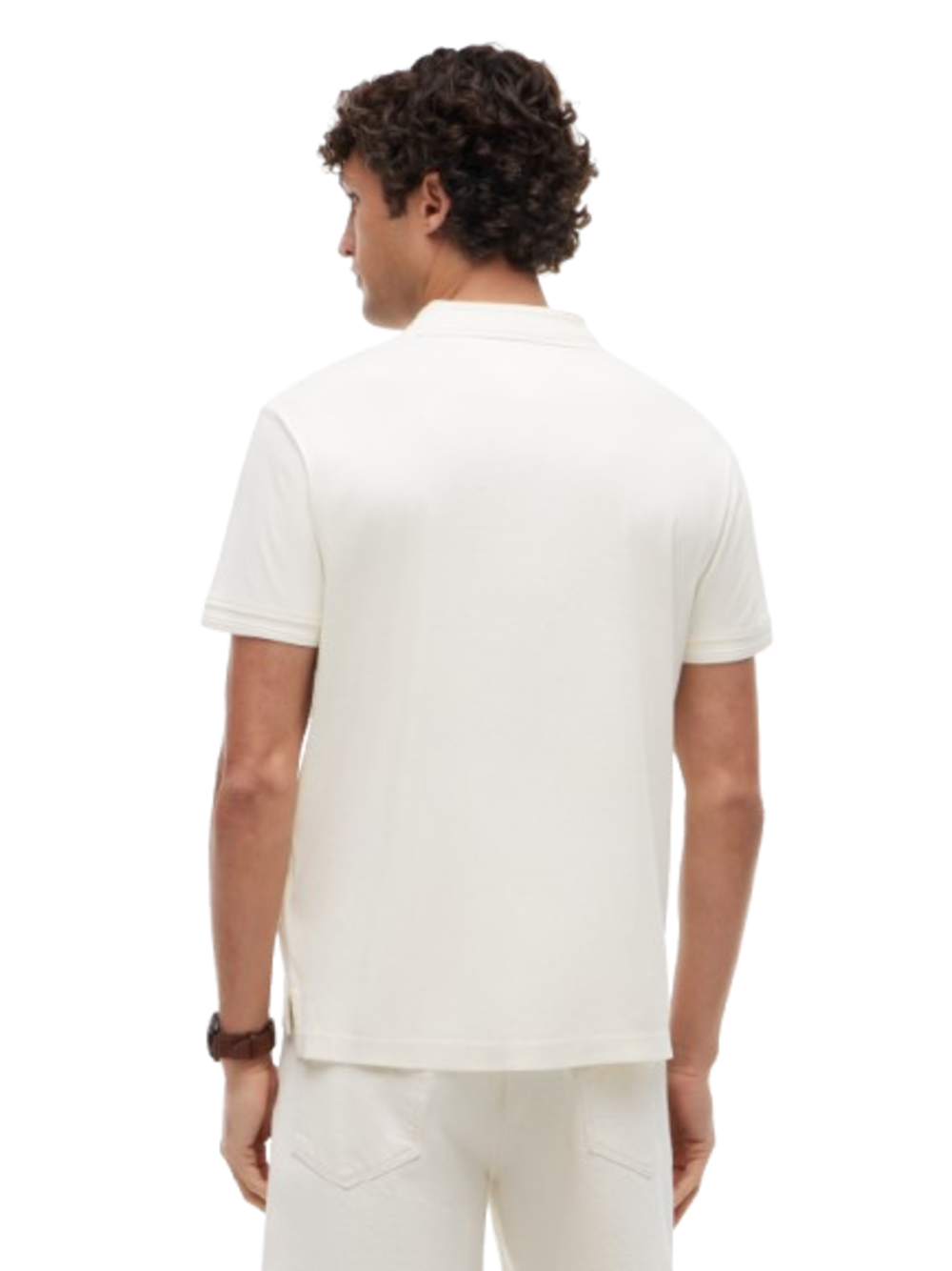 Tommy Hilfiger Polo M/C Uomo Mod. MWOMW42745 DERBY ZOO Ivory