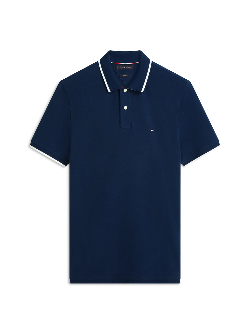 Tommy Hilfiger Polo M/C Uomo Mod. MWOMW42748 BORDINO DCC Blu