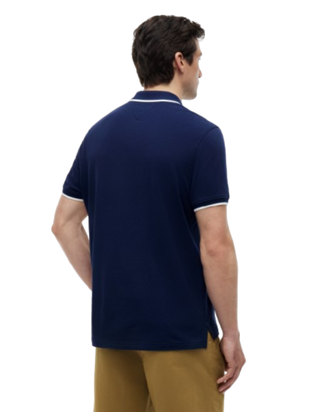 Tommy Hilfiger Polo M/C Uomo Mod. MWOMW42748 BORDINO DCC Blu