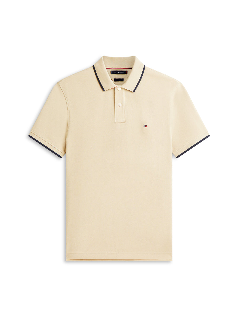 Tommy Hilfiger Polo M/C Uomo Mod. MWOMW42748 BORDINO RBT Beige