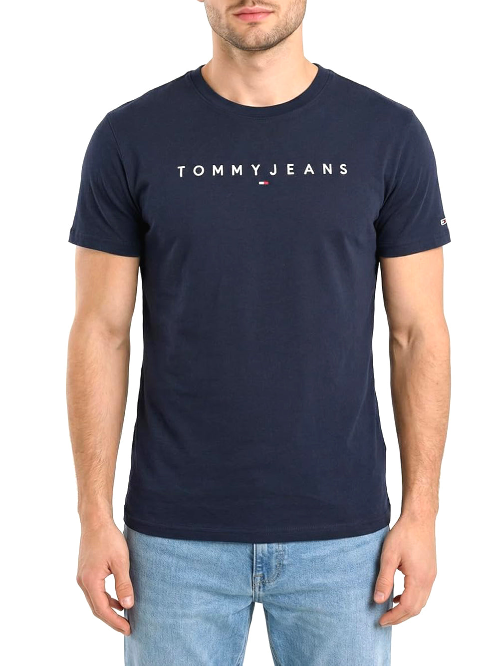 Tommy Hilfiger T-shirt Uomo Mod. DM0DM20744 C3Q Blu