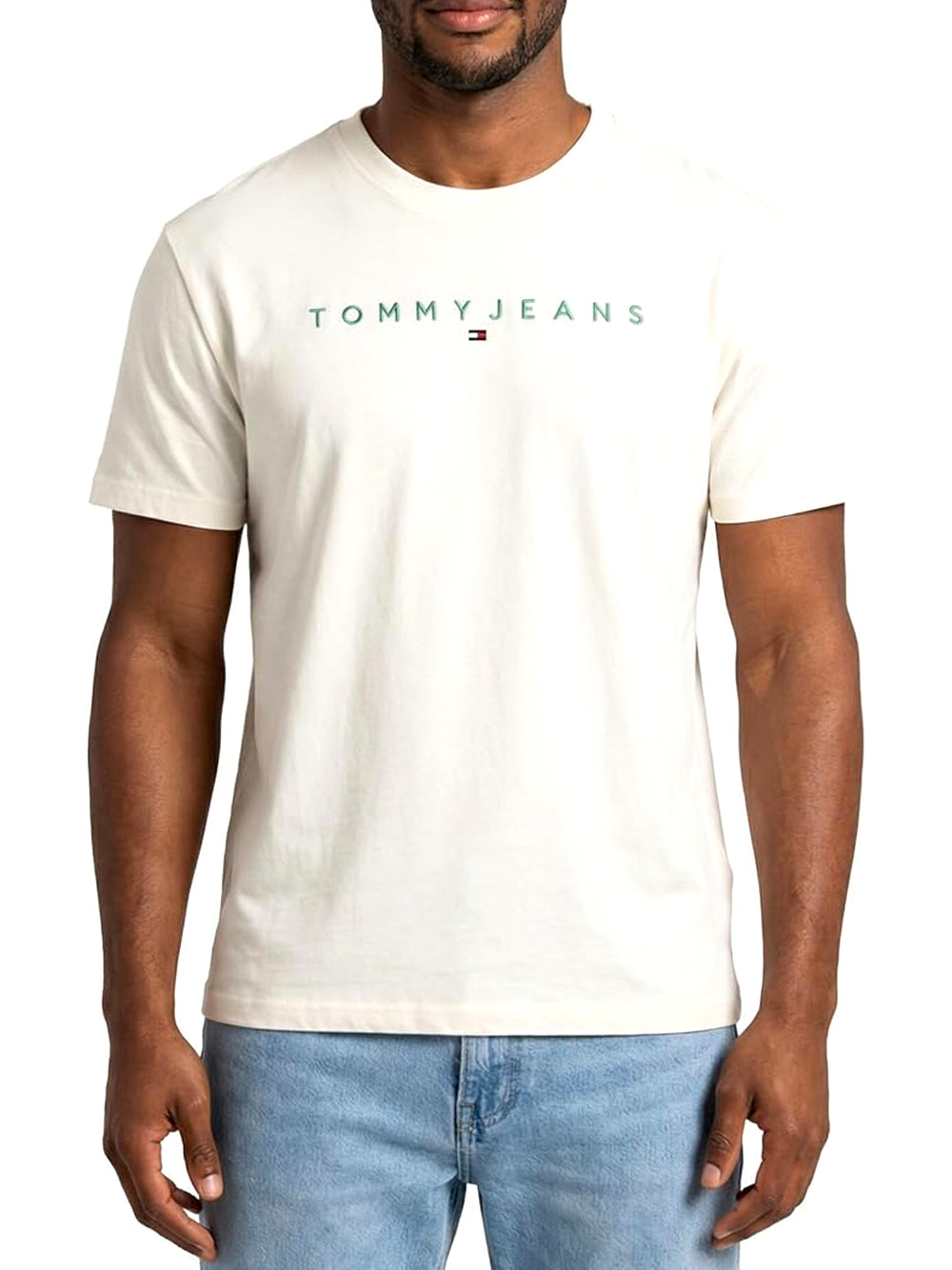 Tommy Hilfiger T-shirt Uomo Mod. DM0DM20744 L5Y BAHAMA Verde