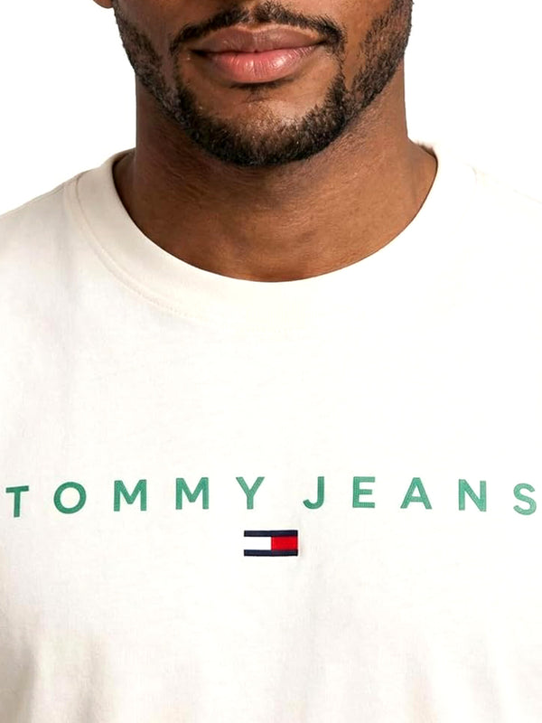 Tommy Hilfiger T-shirt Uomo Mod. DM0DM20744 L5Y BAHAMA Verde