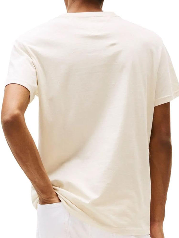 Tommy Hilfiger T-shirt Uomo Mod. DM0DM21780 ABY Beige