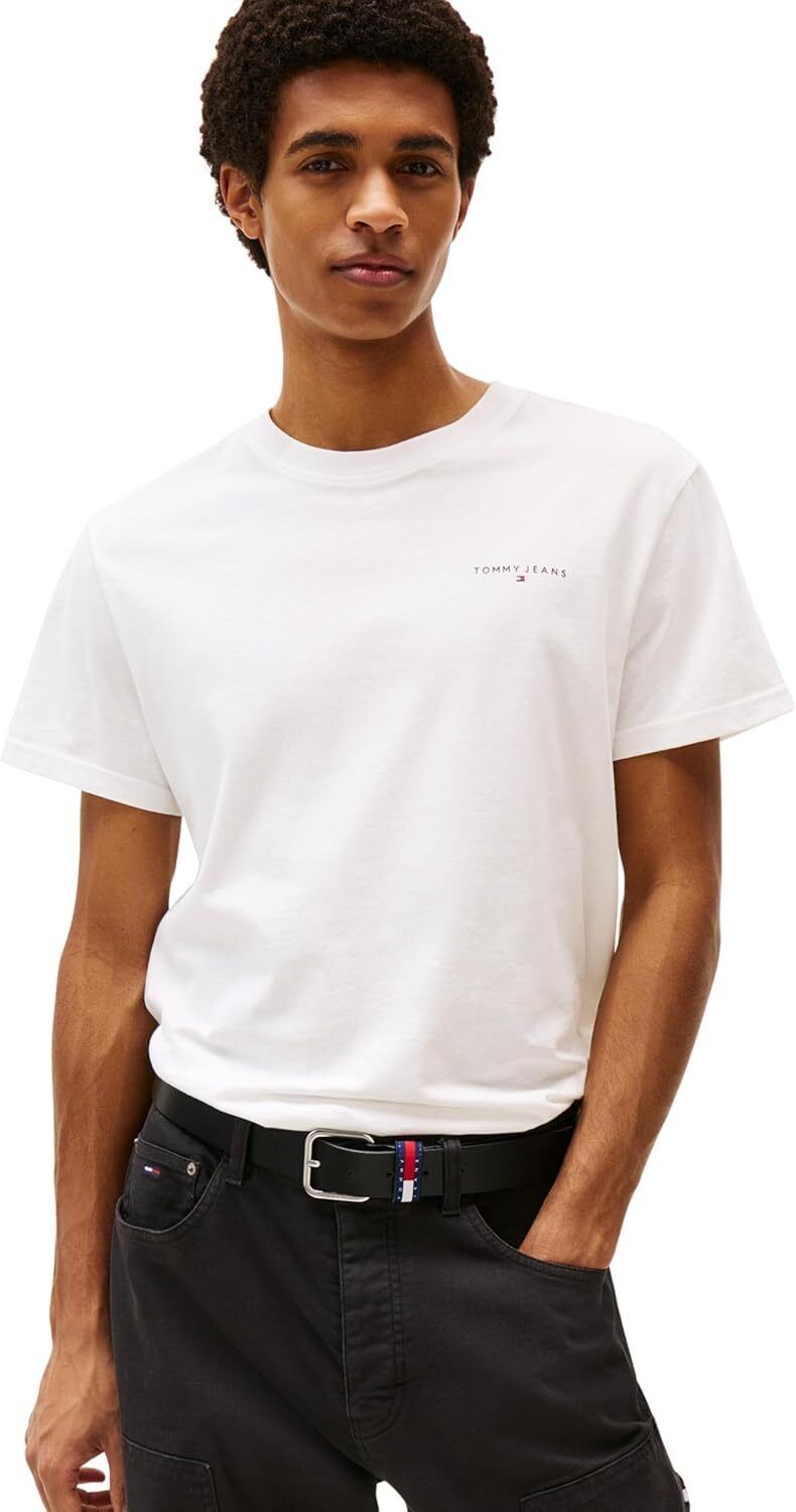 Tommy Hilfiger T-shirt Uomo Mod. DM0DM21780 YBL Bianco
