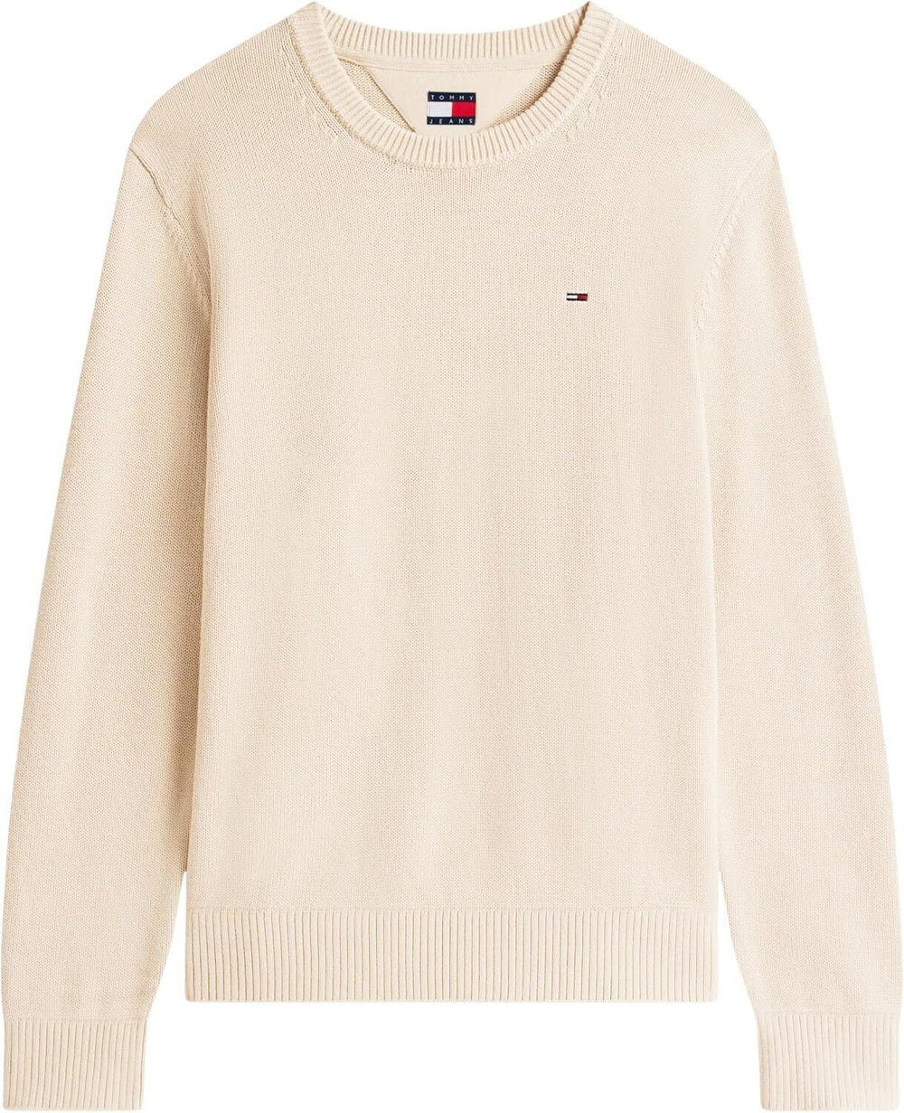 Tommy Hilfiger Maglione Girocollo Uomo Mod. DM0DM21787 ABY Beige