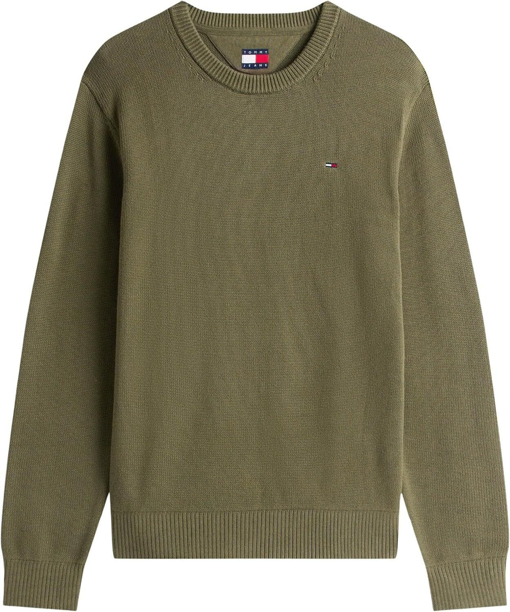 Tommy Hilfiger Maglione Girocollo Uomo Mod. DM0DM21787 GY1 Verde