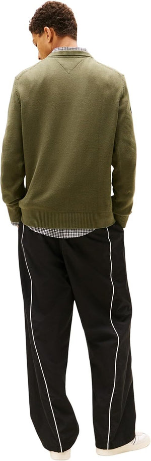 Tommy Hilfiger Maglione Girocollo Uomo Mod. DM0DM21787 GY1 Verde