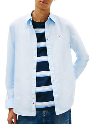 Tommy Hilfiger Camicia m/l Uomo Mod. DM0DM22026 C3Q Celeste