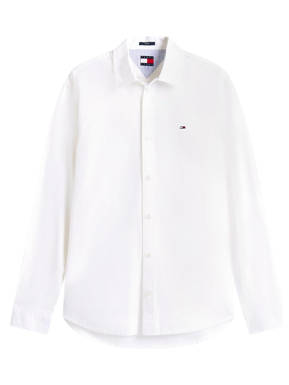 Tommy Hilfiger Camicia m/l Uomo Mod. DM0DM22026 YBL Bianco