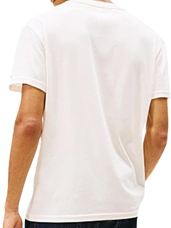 Tommy Hilfiger T-shirt Uomo Mod. DM0DM22317 YBH Bianco