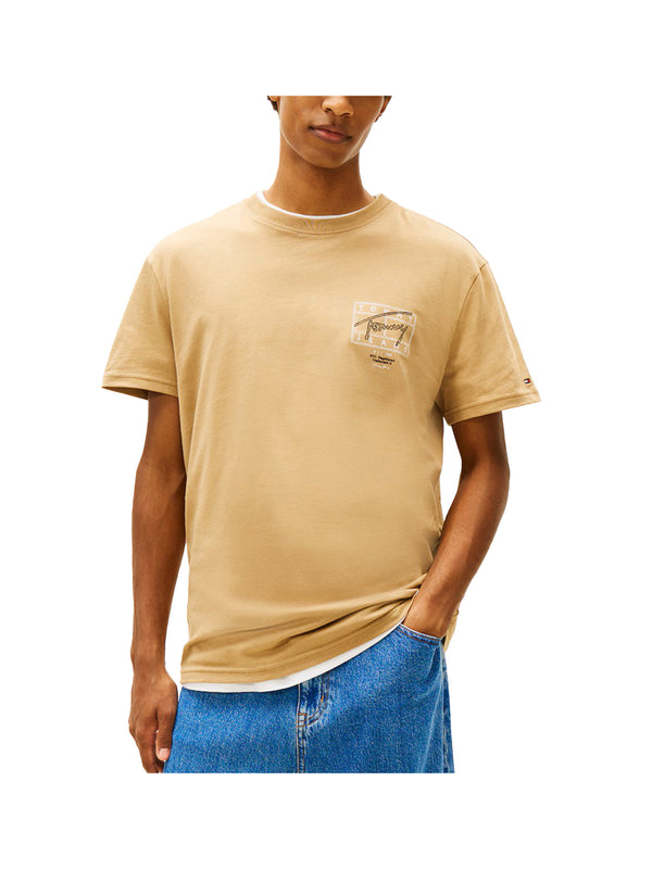 Tommy Hilfiger T-shirt Uomo Mod. DM0DM22319 AEN Beige