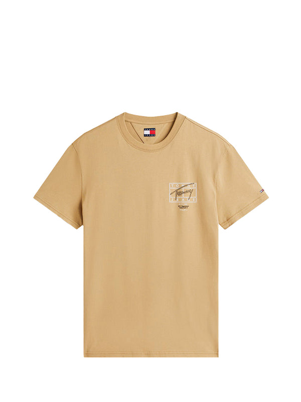 Tommy Hilfiger T-shirt Uomo Mod. DM0DM22319 AEN Beige
