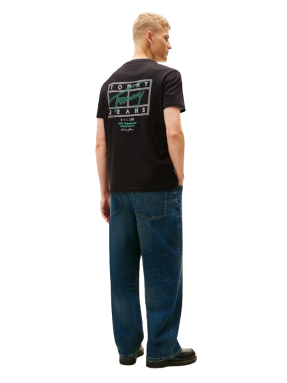 Tommy Hilfiger T-shirt Uomo Mod. DM0DM22319 BDS Nero