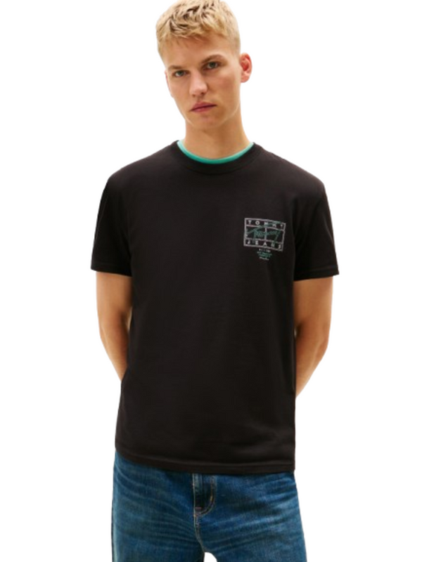 Tommy Hilfiger T-shirt Uomo Mod. DM0DM22319 BDS Nero