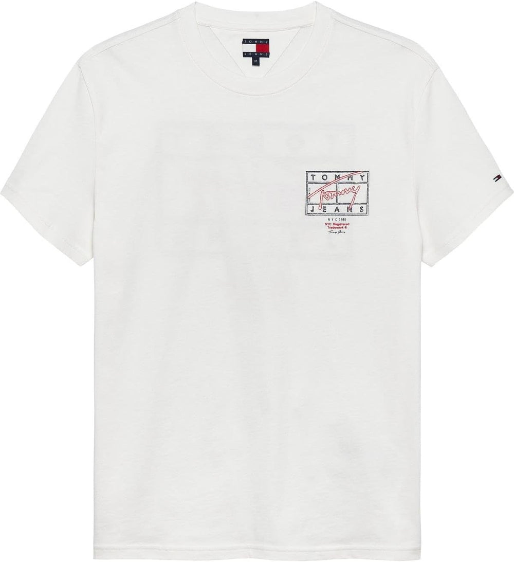 Tommy Hilfiger T-shirt Uomo Mod. DM0DM22319 YBL Bianco