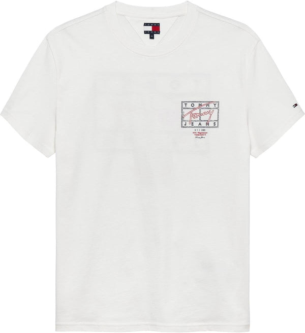 Tommy Hilfiger T-shirt Uomo Mod. DM0DM22319 YBL Bianco