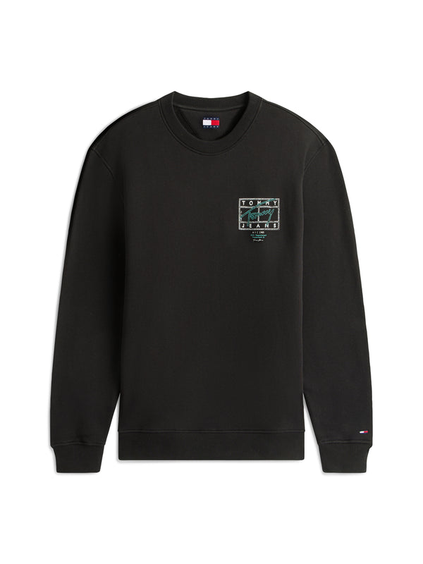 Tommy Hilfiger Felpa G Uomo Mod. DM0DM22366 BDS Nero