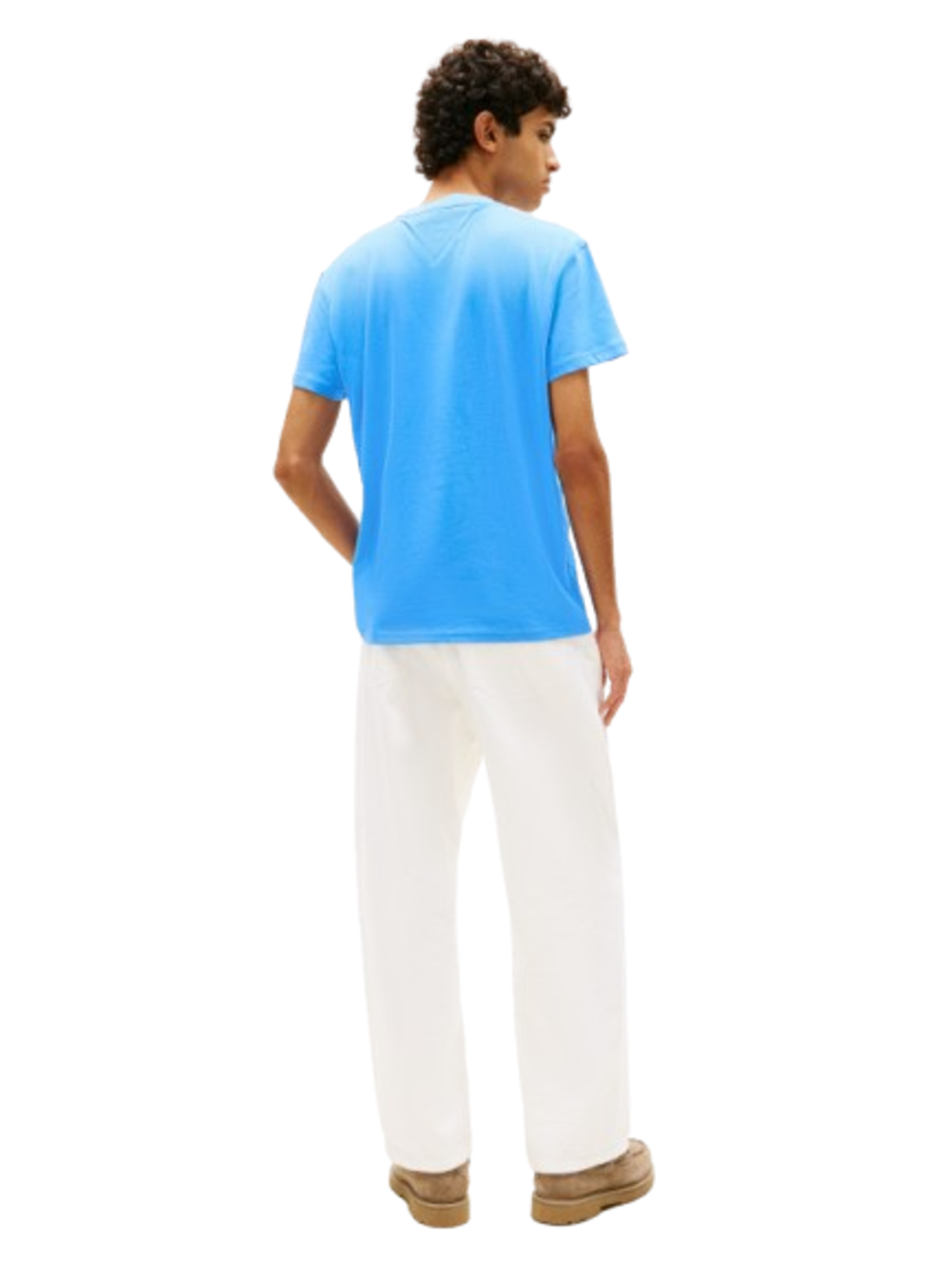 Tommy Hilfiger T-shirt Uomo Mod. DM0DM22504 C38 Celeste