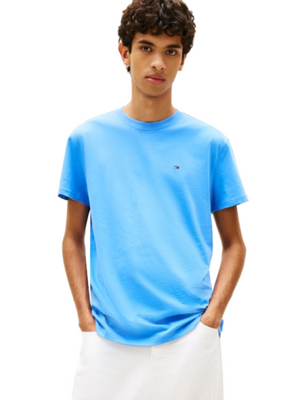 Tommy Hilfiger T-shirt Uomo Mod. DM0DM22504 C38 Celeste