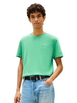 Tommy Hilfiger T-shirt Uomo Mod. DM0DM22504 L5Y BAHAMA GREEN Verde