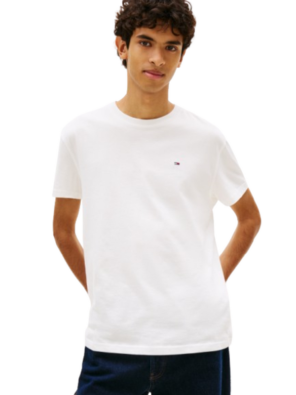 Tommy Hilfiger T-shirt Uomo Mod. DM0DM22504 YBL Bianco
