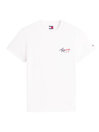 Tommy Hilfiger T-shirt Uomo Mod. DM0DM22538 YBL Bianco