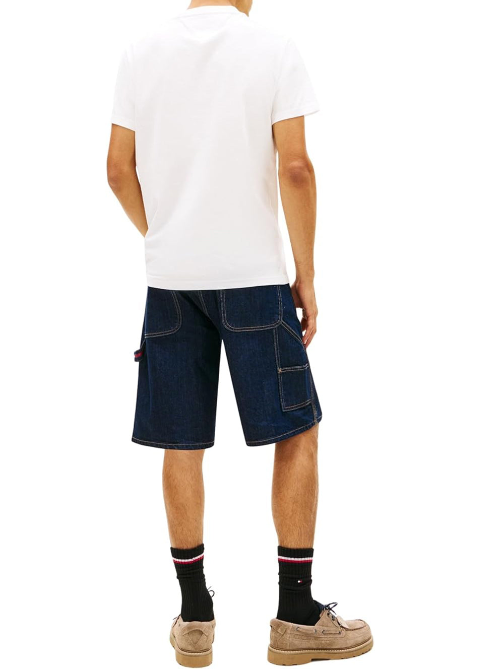 Tommy Hilfiger T-shirt Uomo Mod. DM0DM22538 YBL Bianco