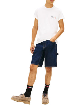Tommy Hilfiger T-shirt Uomo Mod. DM0DM22538 YBL Bianco