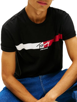 Tommy Hilfiger T-shirt Uomo Mod. DM0DM22539 BDS Nero