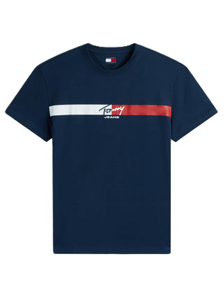 Tommy Hilfiger T-shirt Uomo Mod. DM0DM22539 C1G Blu