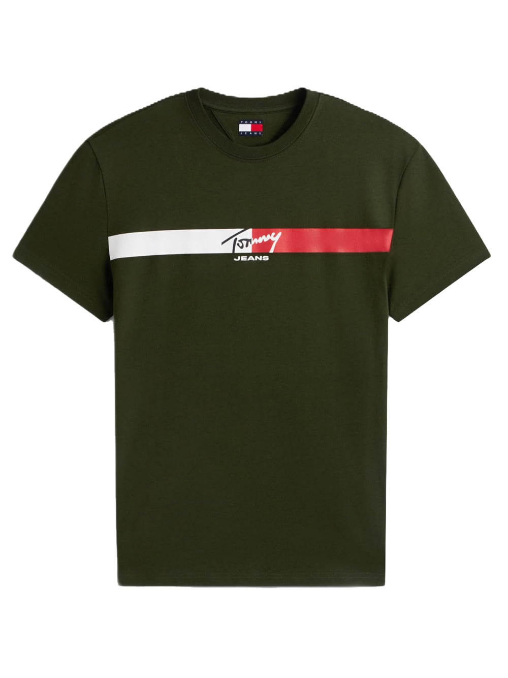 Tommy Hilfiger T-shirt Uomo Mod. DM0DM22539 M0H Verde