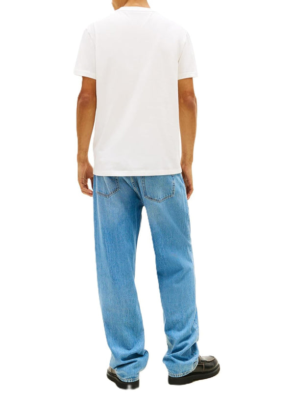 Tommy Hilfiger T-shirt Uomo Mod. DM0DM22539 YBL Bianco