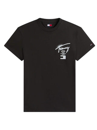 Tommy Hilfiger T-shirt Uomo Mod. DM0DM22553 BDS Nero