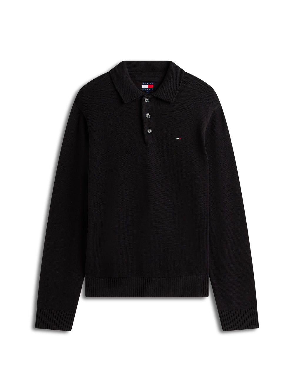 Tommy Hilfiger Polo M/L Uomo Mod. DM0DM22647 BDS Nero