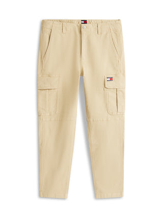 Tommy Hilfiger Pantalone Cargo Uomo Mod. DM0DM22651 ABY Beige