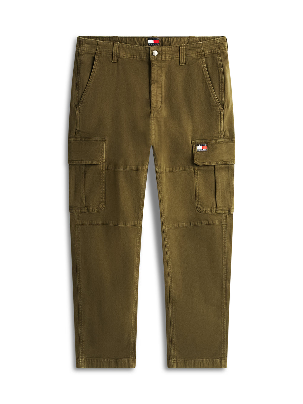 Tommy Hilfiger Pantalone Cargo Uomo Mod. DM0DM22651 GY1 Verde
