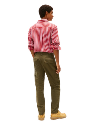 Tommy Hilfiger Pantalone Cargo Uomo Mod. DM0DM22651 GY1 Verde