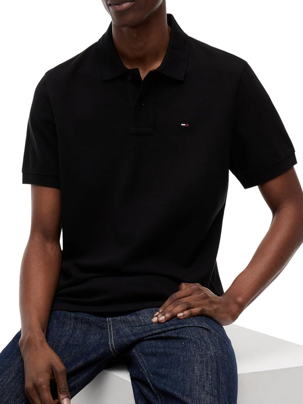 Tommy Hilfiger Polo M/C Uomo Mod. DM0DM22711 BDS Nero
