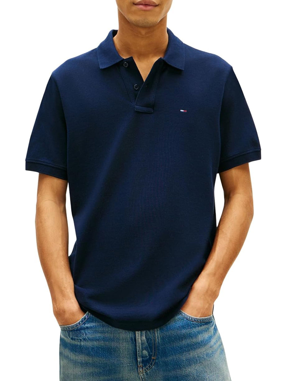 Tommy Hilfiger Polo M/C Uomo Mod. DM0DM22711 C1G Blu