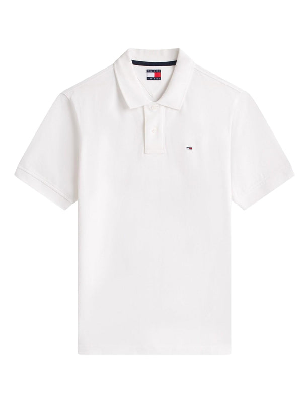 Tommy Hilfiger Polo Manica Corta Uomo Mod. DM0DM22711 YBL Bianco