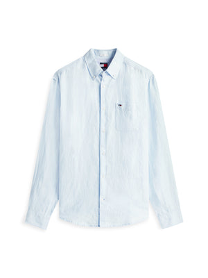 Tommy Hilfiger Camicia m/l Uomo Mod. DM0DM22760 C3Q Celeste