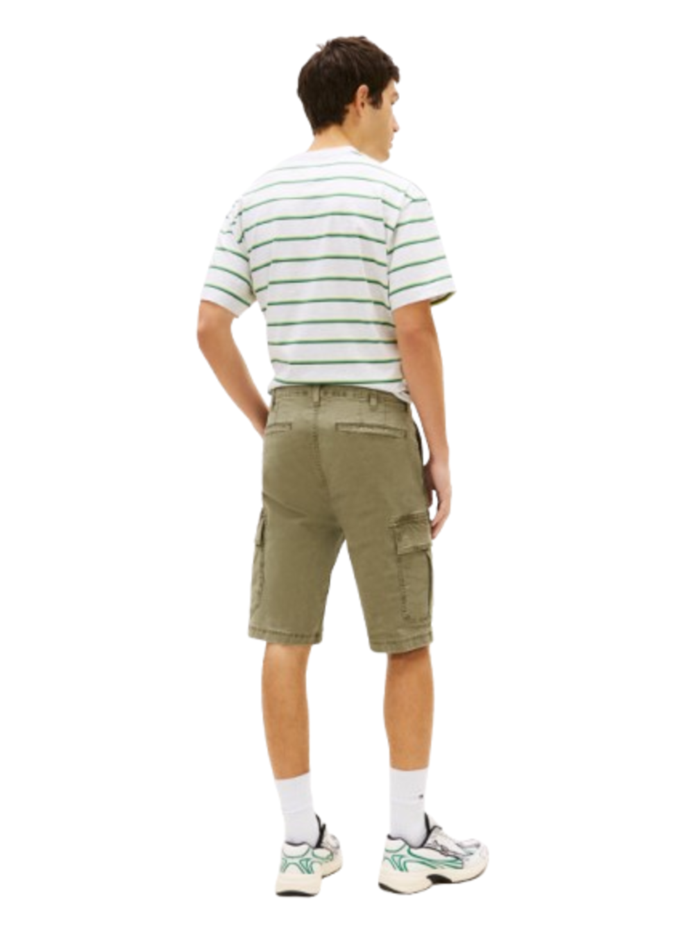 Tommy Hilfiger Bermuda Uomo Mod. DM0DM22831 M1L UTILY SAGE Verde