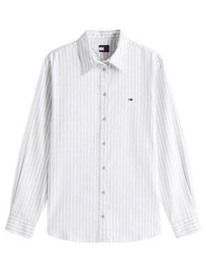 Tommy Hilfiger Camicia Manica Lunga Donna Mod. DW0DW19890 C5U Celeste