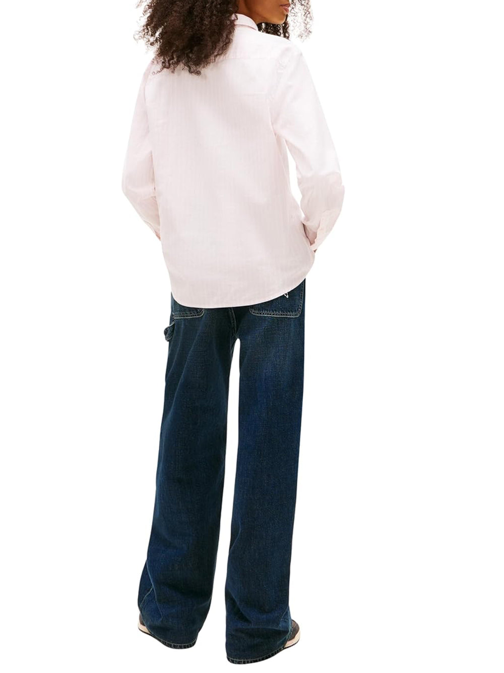 Tommy Hilfiger Camicia Manica Lunga Donna Mod. DW0DW19890 TOG Rosa