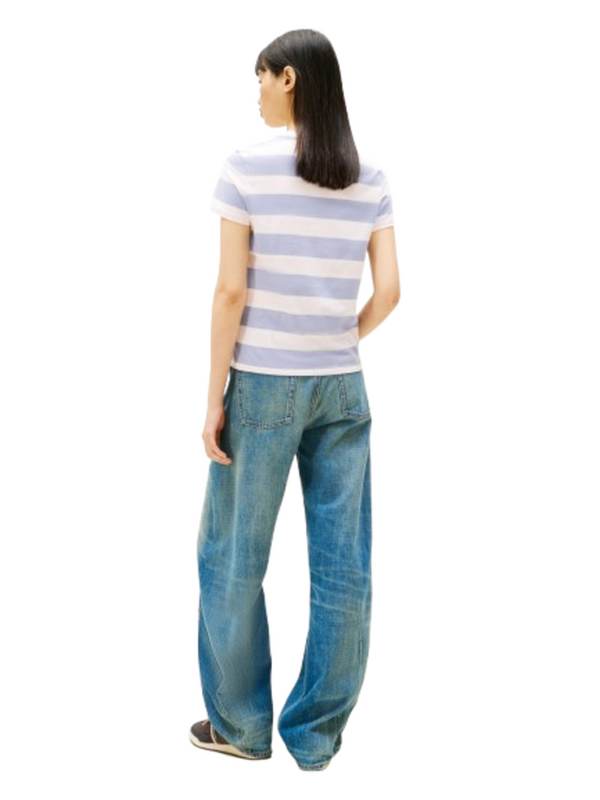 Tommy Hilfiger T-shirt Donna Mod. DW0DW21834 0EN Celeste