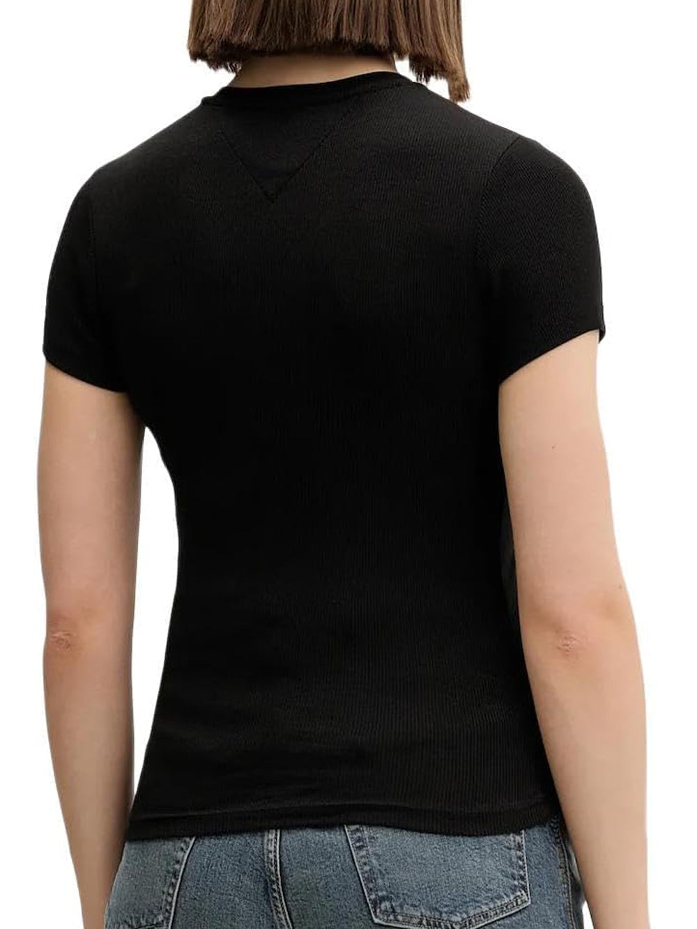Tommy Hilfiger T-shirt Donna Mod. DW0DW21838 BDS Nero