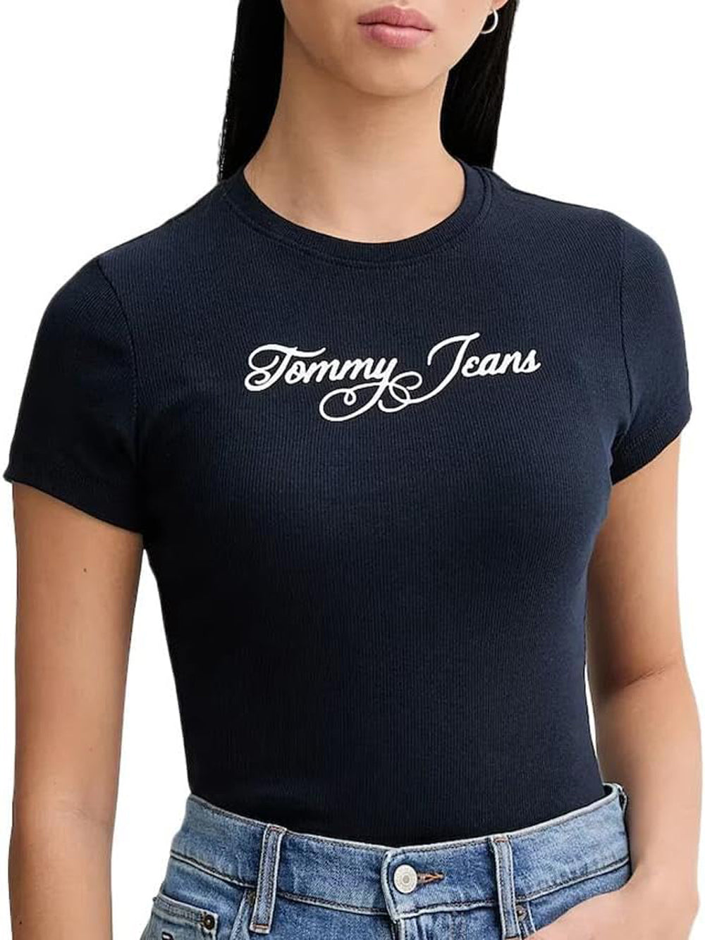 Tommy Hilfiger T-shirt Donna Mod. DW0DW21838 C1G Blu